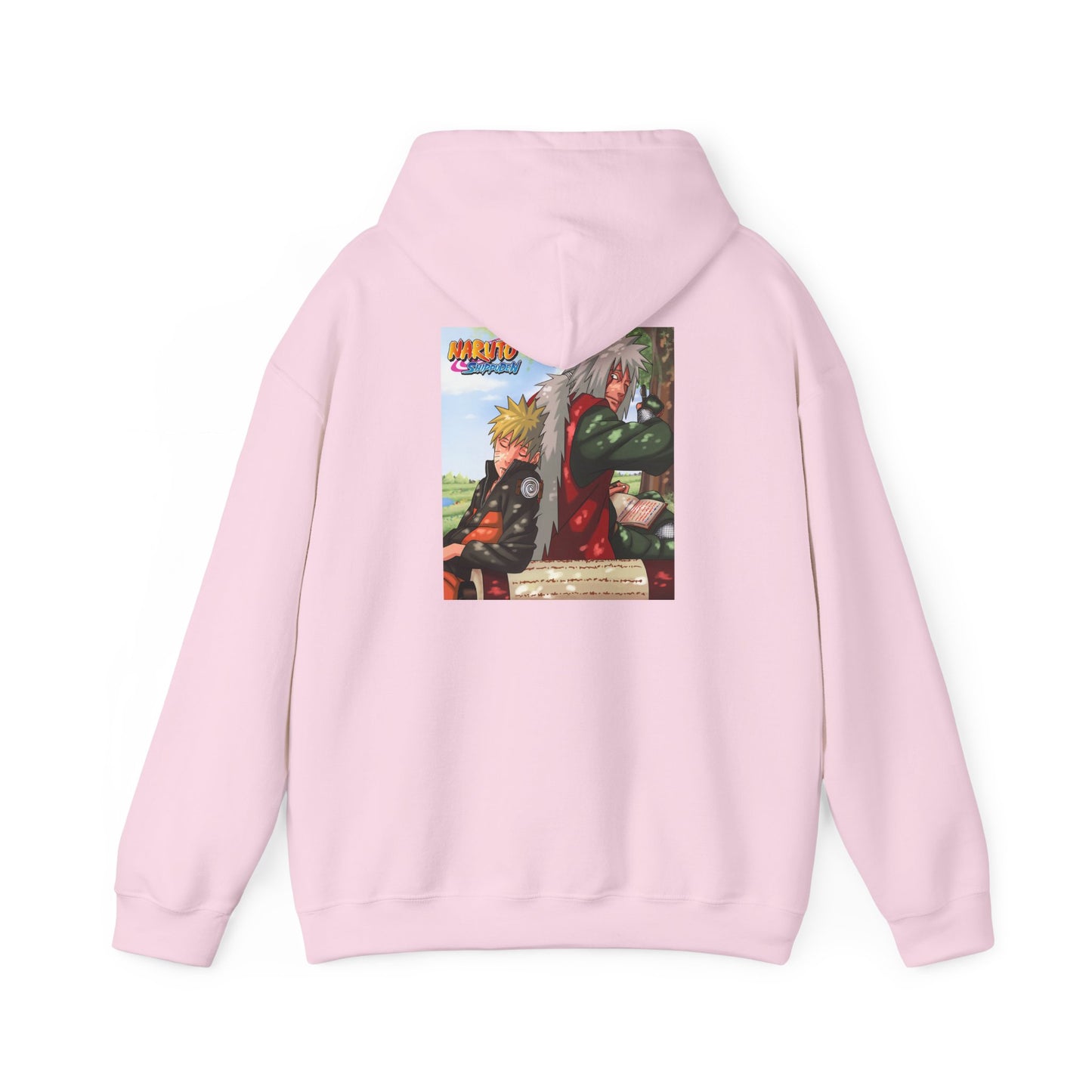 Naruto and Jiraiya's Bond, Front and Back Design, Cotton Hoodie