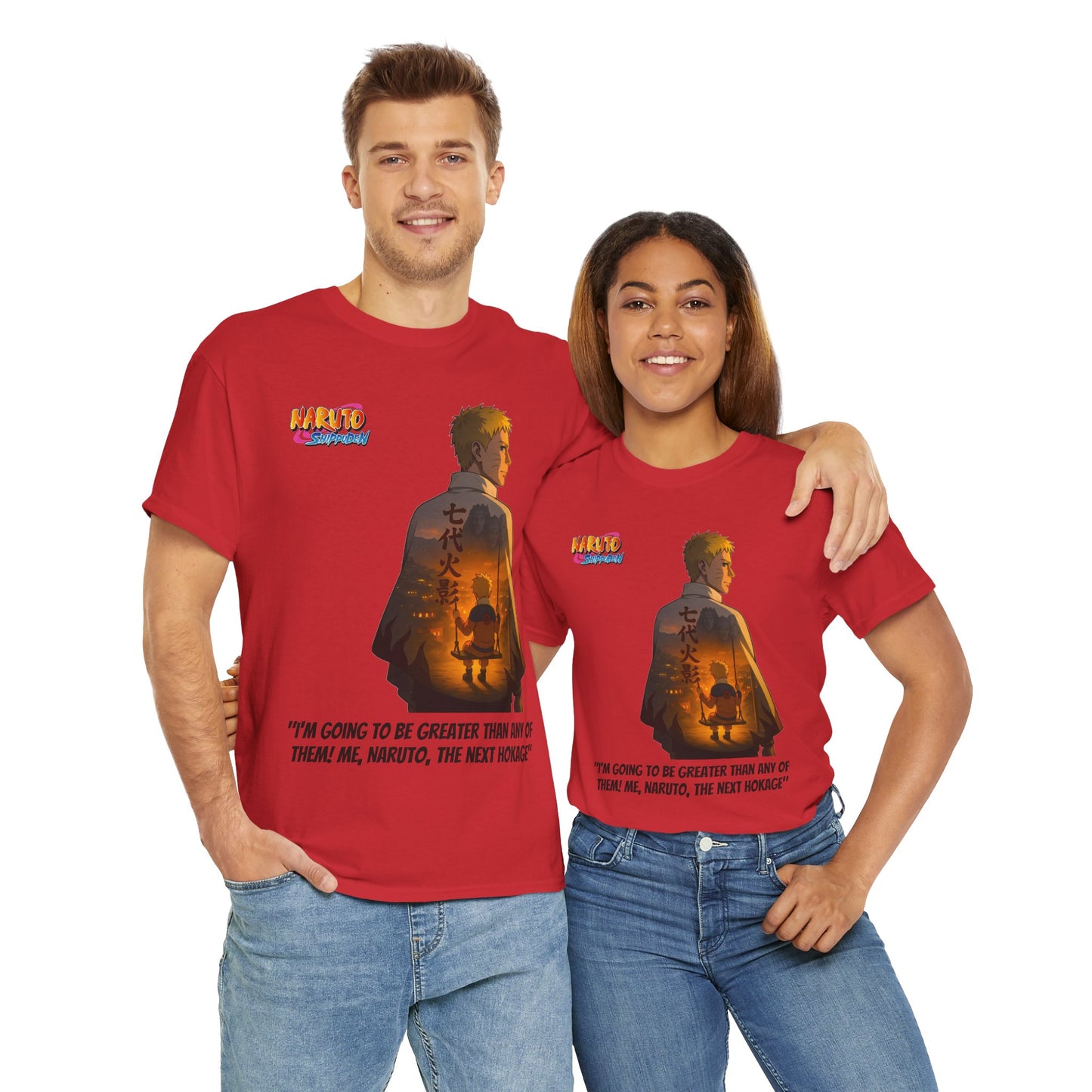 Naruto + Quote 100% Heavy Cotton Shirt