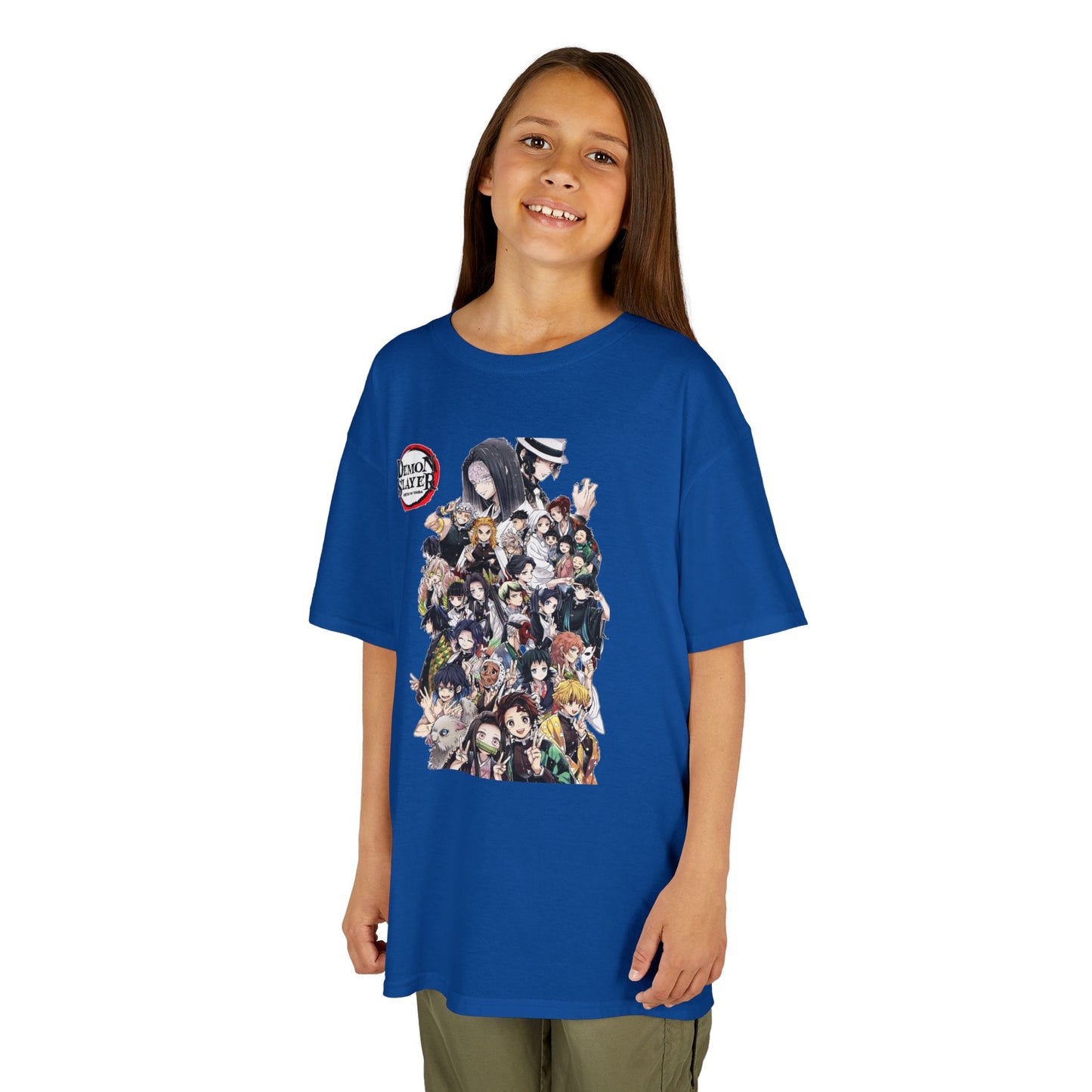 Demon Slayer, Kids 100% Heavy Cotton Shirt