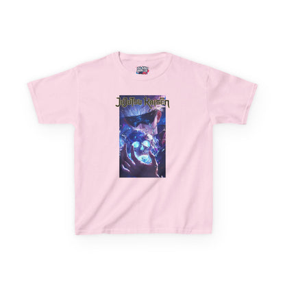 Satoru Gojo, Front and Back Design, Kids 100% Heavy Cotton Shirt