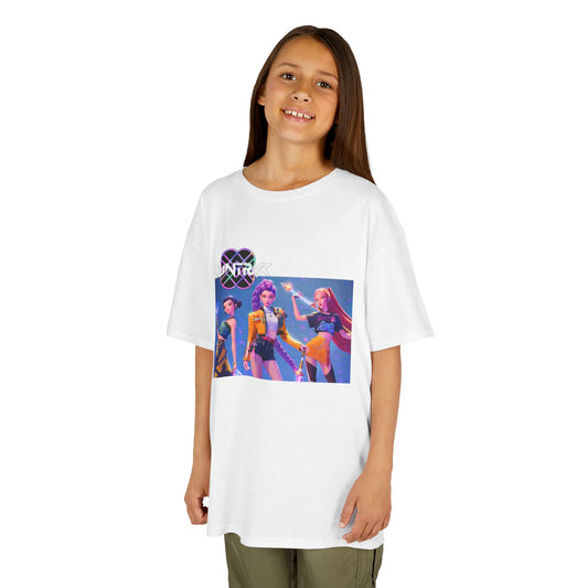 Huntrix and Saja Boys, Front and Back Design, 100% Heavy Cotton Shirt