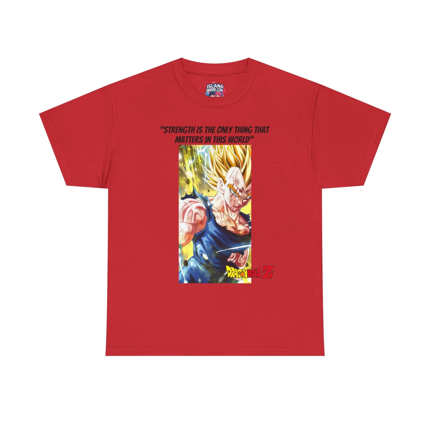 Vegeta + Quote 100% Heavy Cotton Shirt