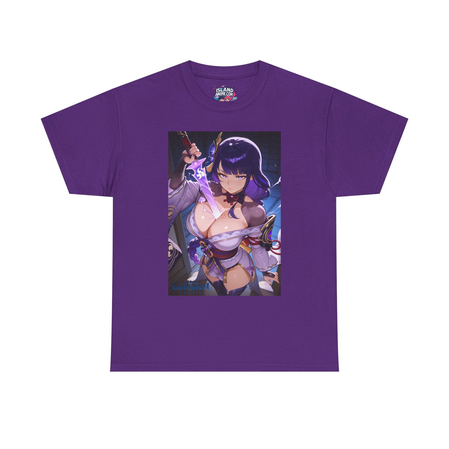 Raiden Shogun, Waifu Collection, 100% Heavy Cotton Shirt