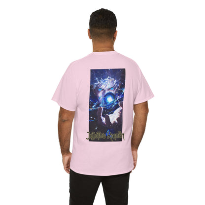 Satoru Gojo, Front and Back Design, 100% Heavy Cotton Shirt