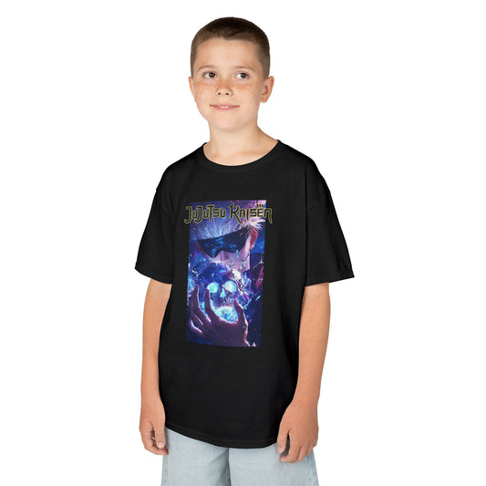 Satoru Gojo, Front and Back Design, Kids 100% Heavy Cotton Shirt