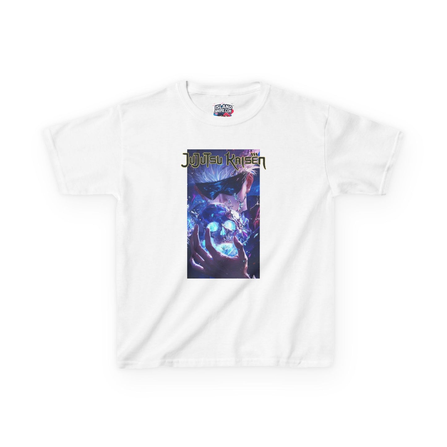 Satoru Gojo, Front and Back Design, Kids 100% Heavy Cotton Shirt