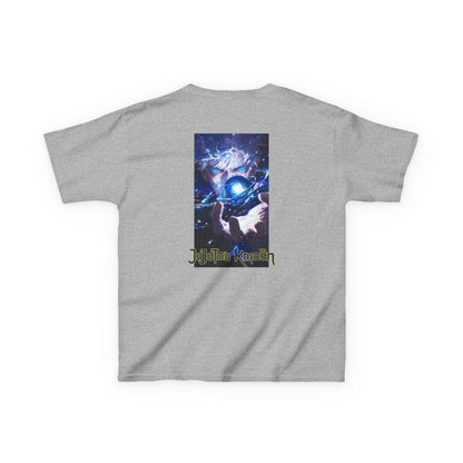 Satoru Gojo, Front and Back Design, Kids 100% Heavy Cotton Shirt