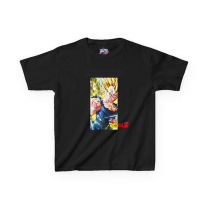 Vegeta + Quote, Kids 100% Heavy Cotton Shirt