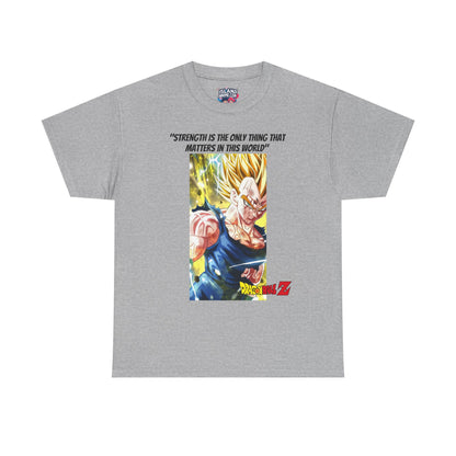 Vegeta + Quote 100% Heavy Cotton Shirt