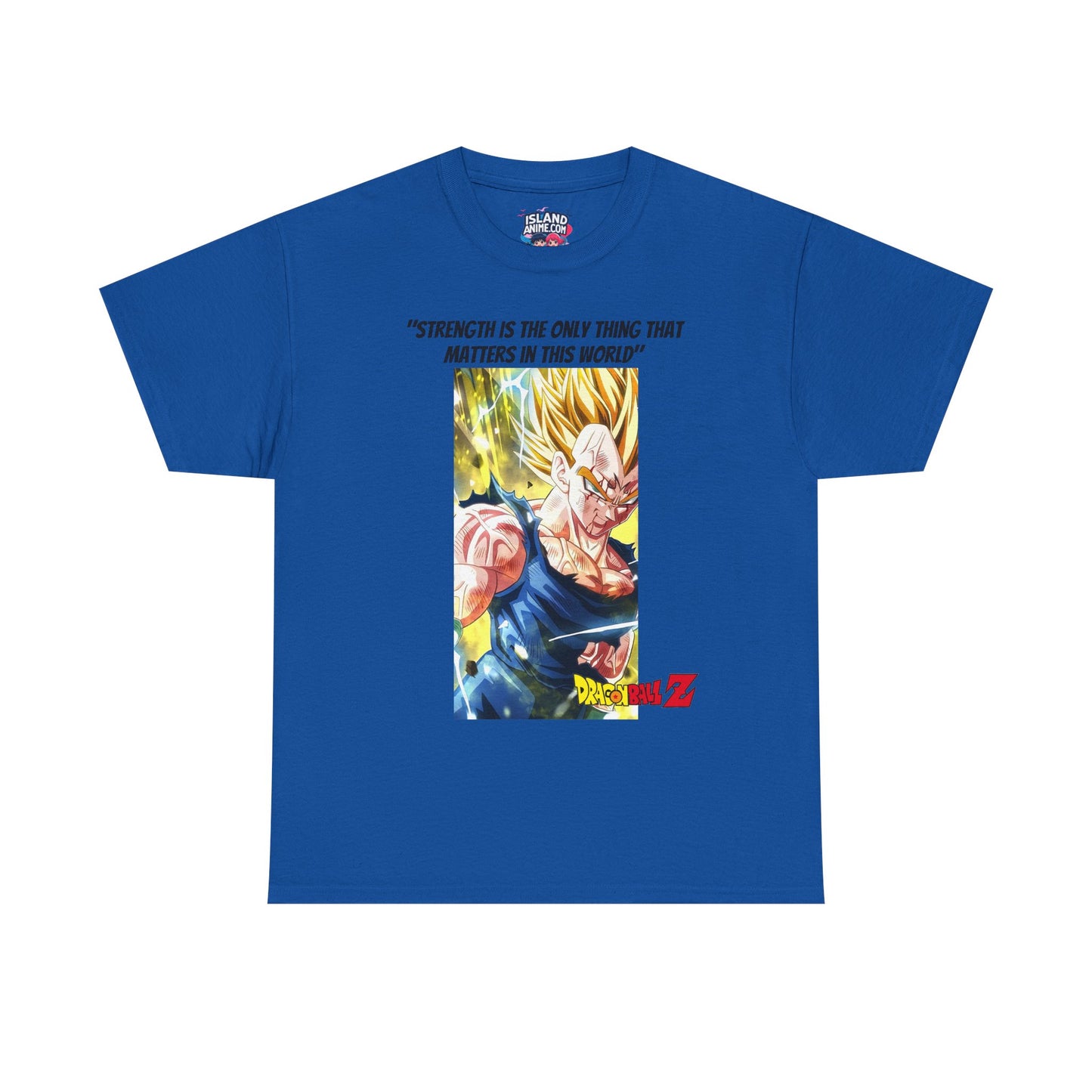 Vegeta + Quote 100% Heavy Cotton Shirt