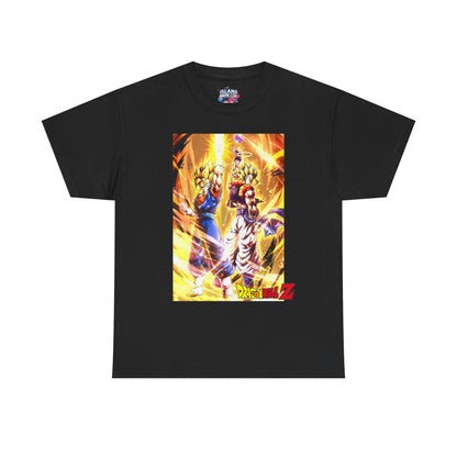 Goku and Vegeta Fusion, Front and Back Design, 100% Heavy Cotton Shirt