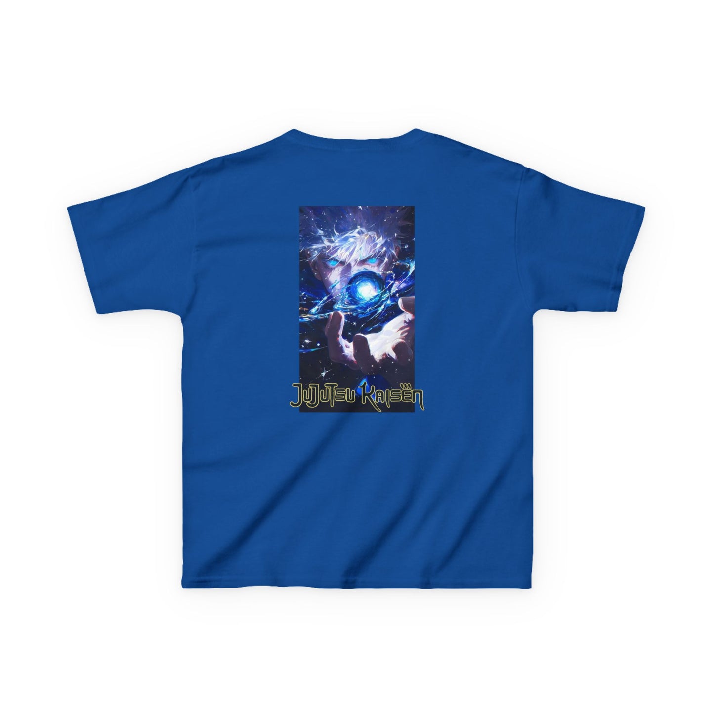 Satoru Gojo, Front and Back Design, Kids 100% Heavy Cotton Shirt