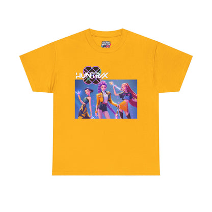Huntrix and Saja Boys, Front and Back Design, 100% Heavy Cotton Shirt