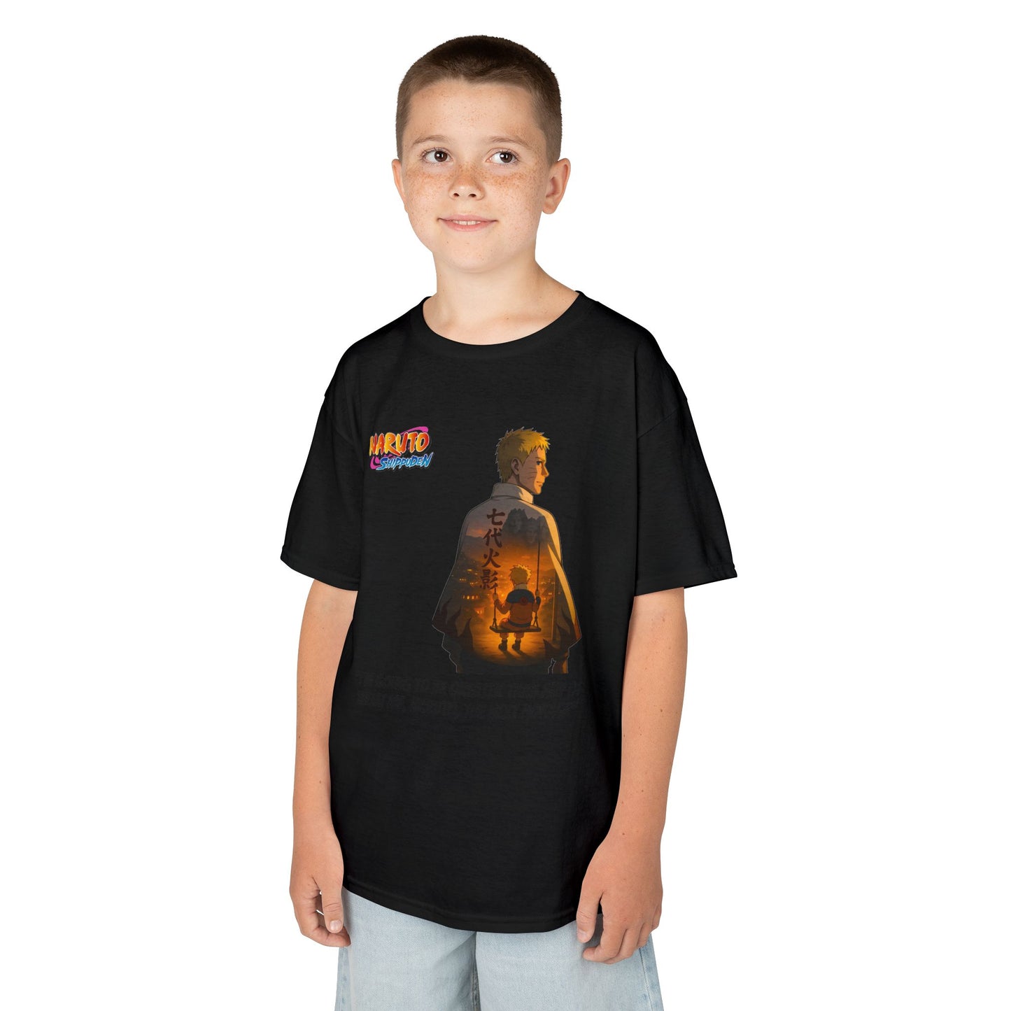 Naruto + Quote, Kids 100% Heavy Cotton Shirt
