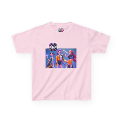 Huntrix and Saja Boys, Front and Back Design, 100% Heavy Cotton Shirt
