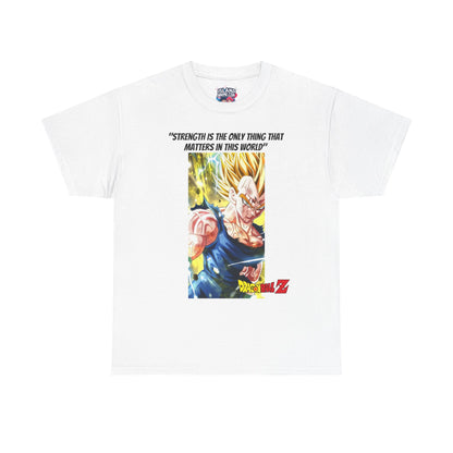Vegeta + Quote 100% Heavy Cotton Shirt