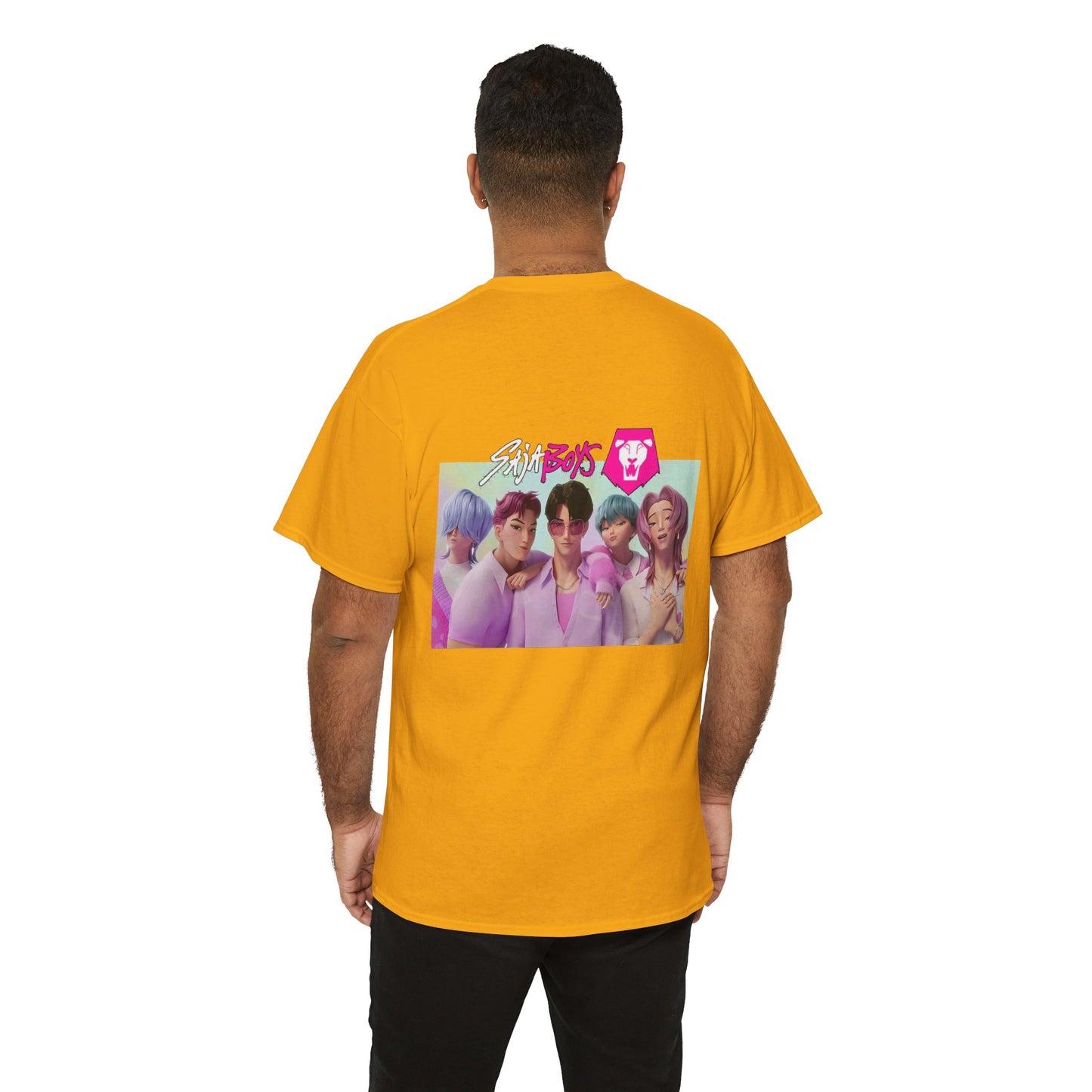 Huntrix and Saja Boys, Front and Back Design, 100% Heavy Cotton Shirt