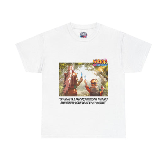Naruto and Jiraiya's Bond, Front and Back Design, 100% Heavy Cotton Shirt